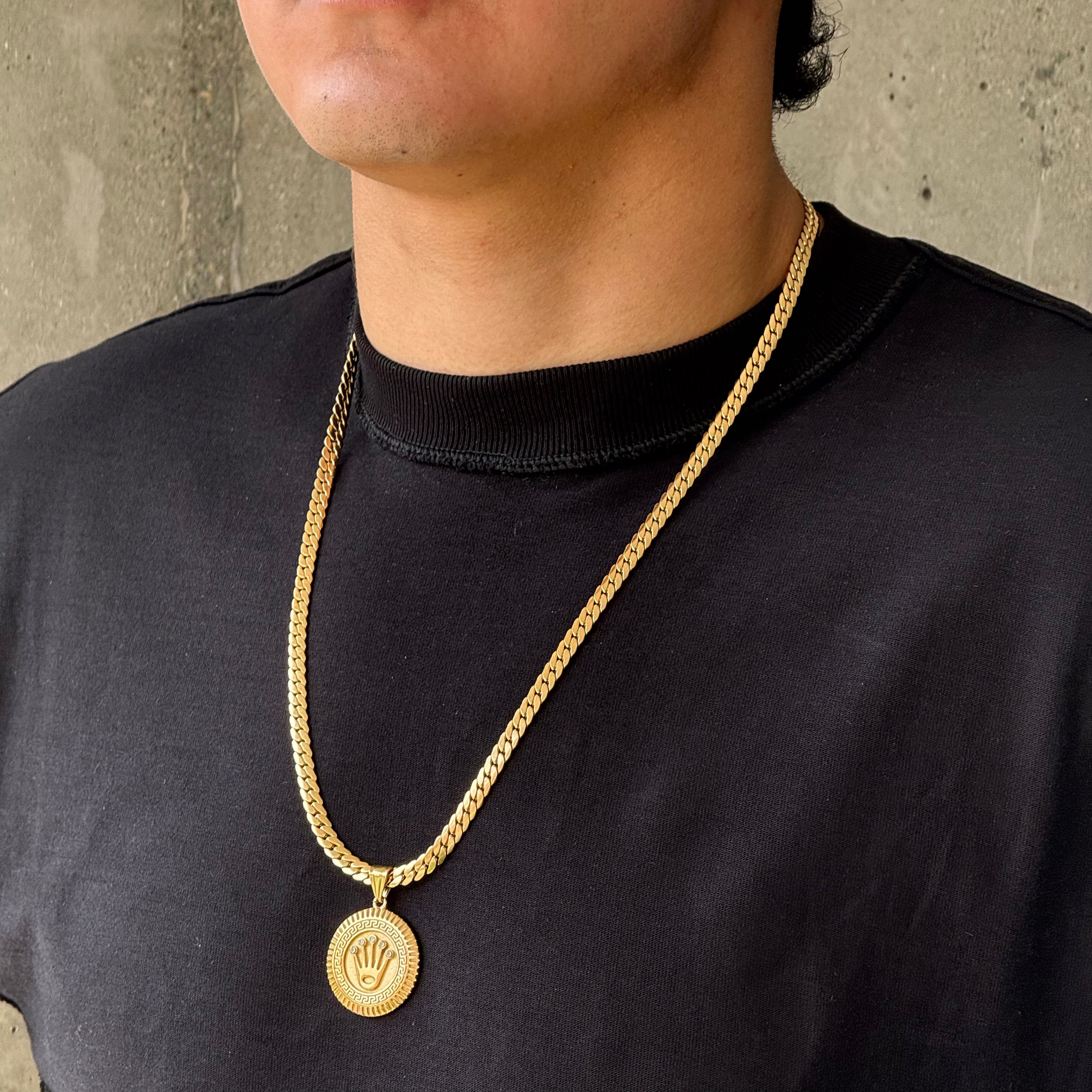 Combo Cadena Serpiente + Dije Rolex